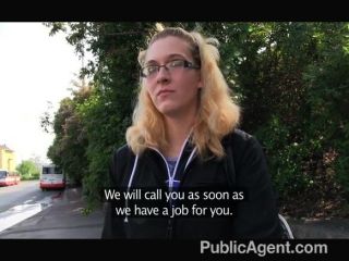 Publicagent - Blonde In Glasses Gets Fucked