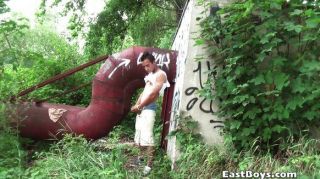 Gypsy Street Twink - Public Handjob In Prague