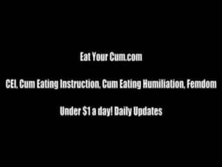 If You Cum You Have To Lick It All Up Cei