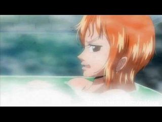 One Piece Hentai - Nami Extended Bath Scene