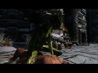 Skyrim Nord Fucks Argonian Shavee On Docks