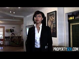 Propertysex - Cute Real Estate Agent Makes Dirty Pov Sex Video With Client
