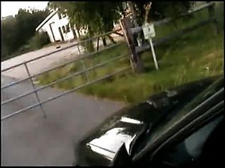 German Fucks While Driving