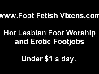 Lingerie Foot Worship Toe Sucking