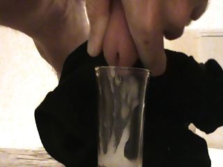Cum Load (mostly!) Into Shot Glass