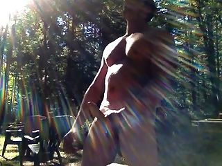 Str8 Daddy Jerk In The Forest