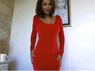 Busty Asian Tit Tease Changing Dresses