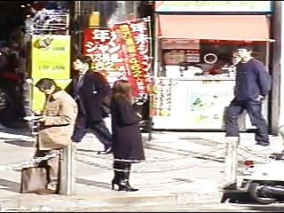 Japanese Humiliation - Public Facial Cum Walk