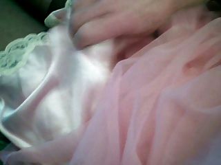 Cummin In Pink Satin