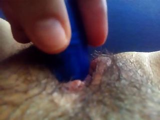 Hairy Hun Mature Playing With A Vibrating Egg