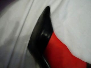 Cum On Friend Black Heels (on My Feet)
