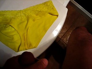 Yellow Panty Cum