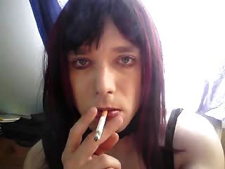 Carolina Smoking For Her Master