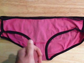 Pink Panty Cumshot 04