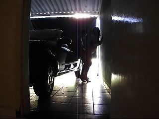 Tgirl Bareback Fucked In Garage