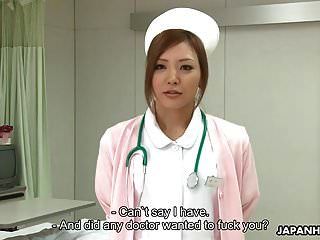 Stunning Japanese Nurse Gets Creampied After Being Roughly P